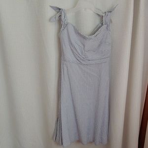 Womens J Crew seersucker dress